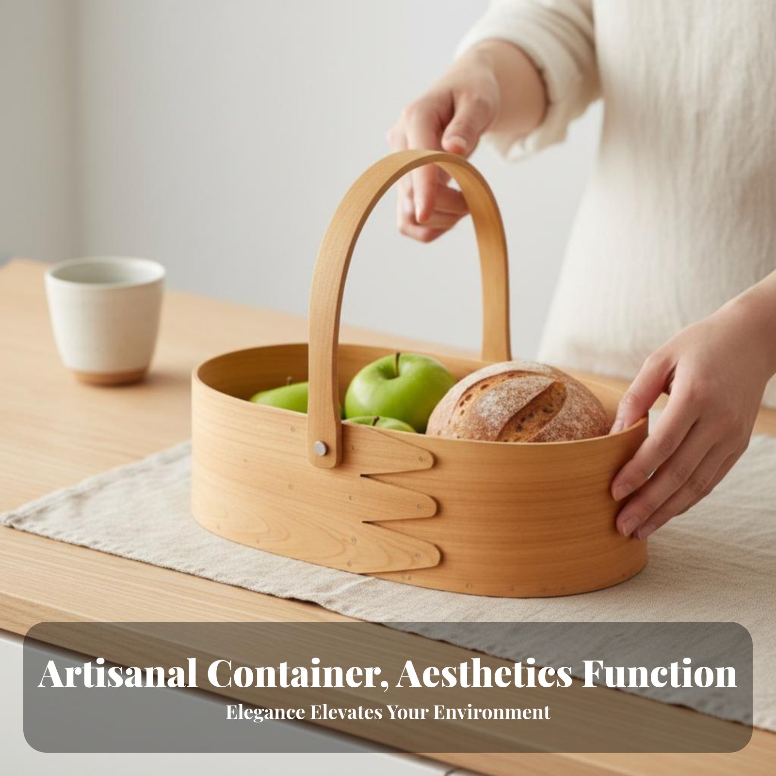 Handled Wood Chip Container Ja – Baking Kitchen Design Bewertung und Preis